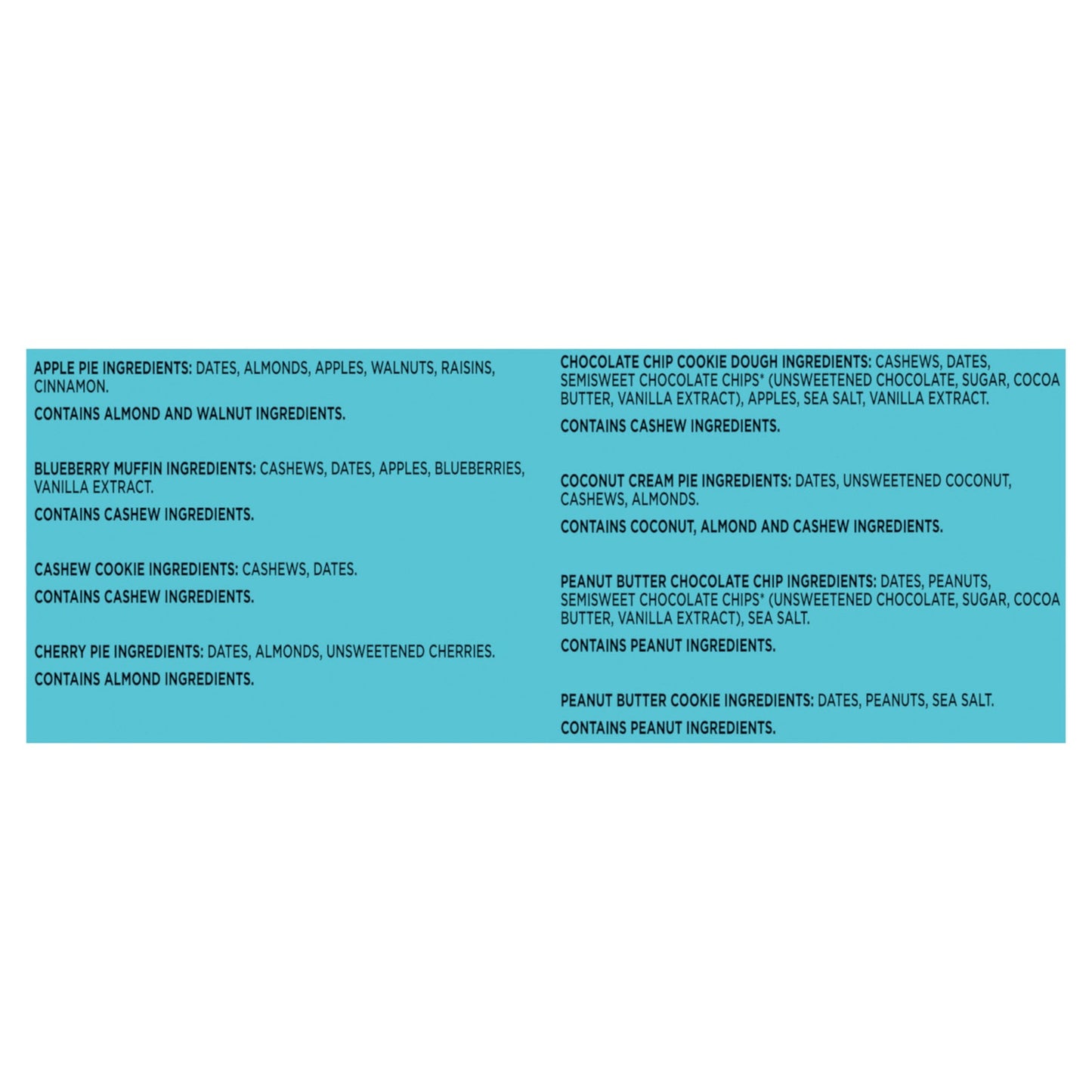 Larabar - Bar Variety Box 8 Flvr - CS of 4-16 CT