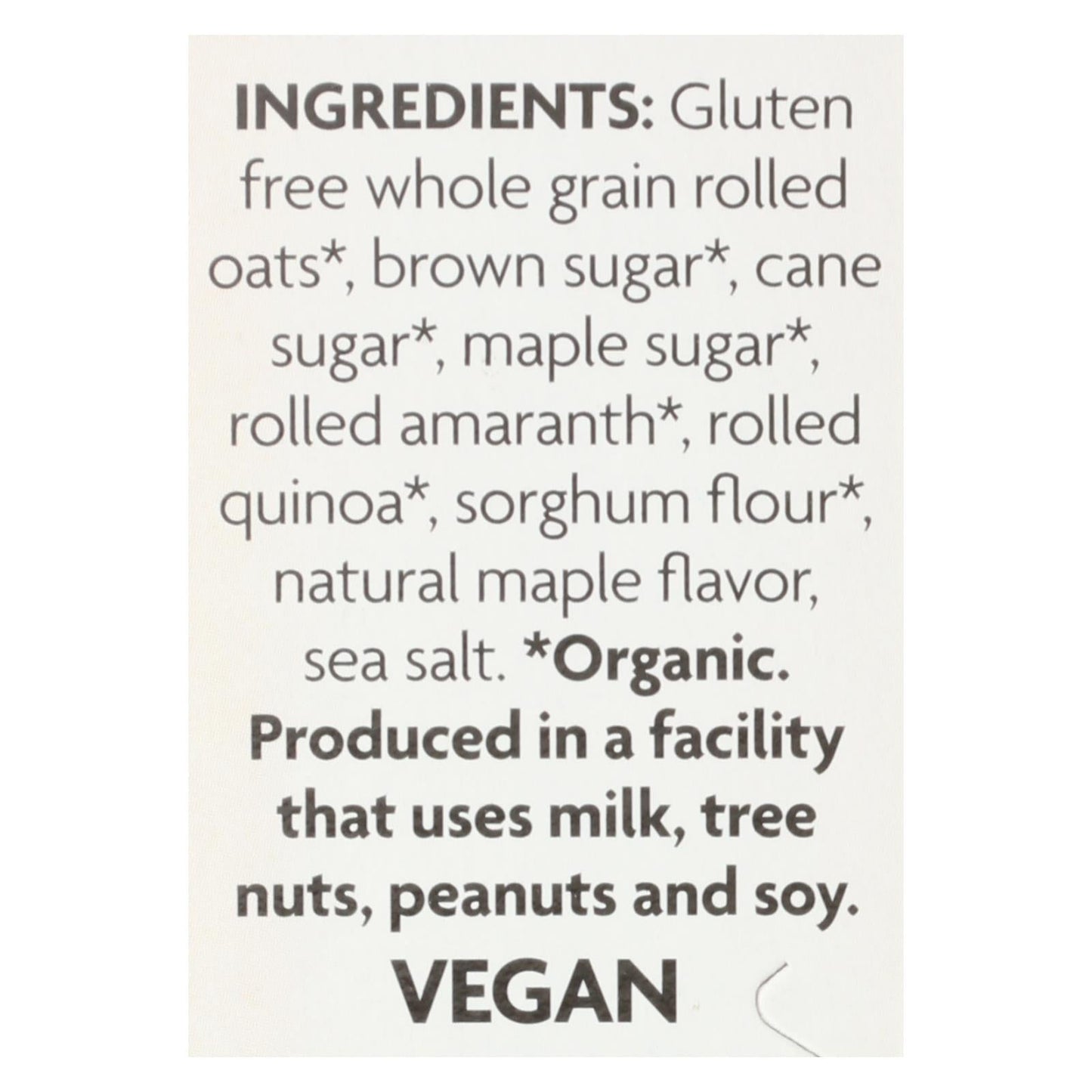 Nature's Path Organic Brown Sugar Maple Oatmeal, 6 Pack