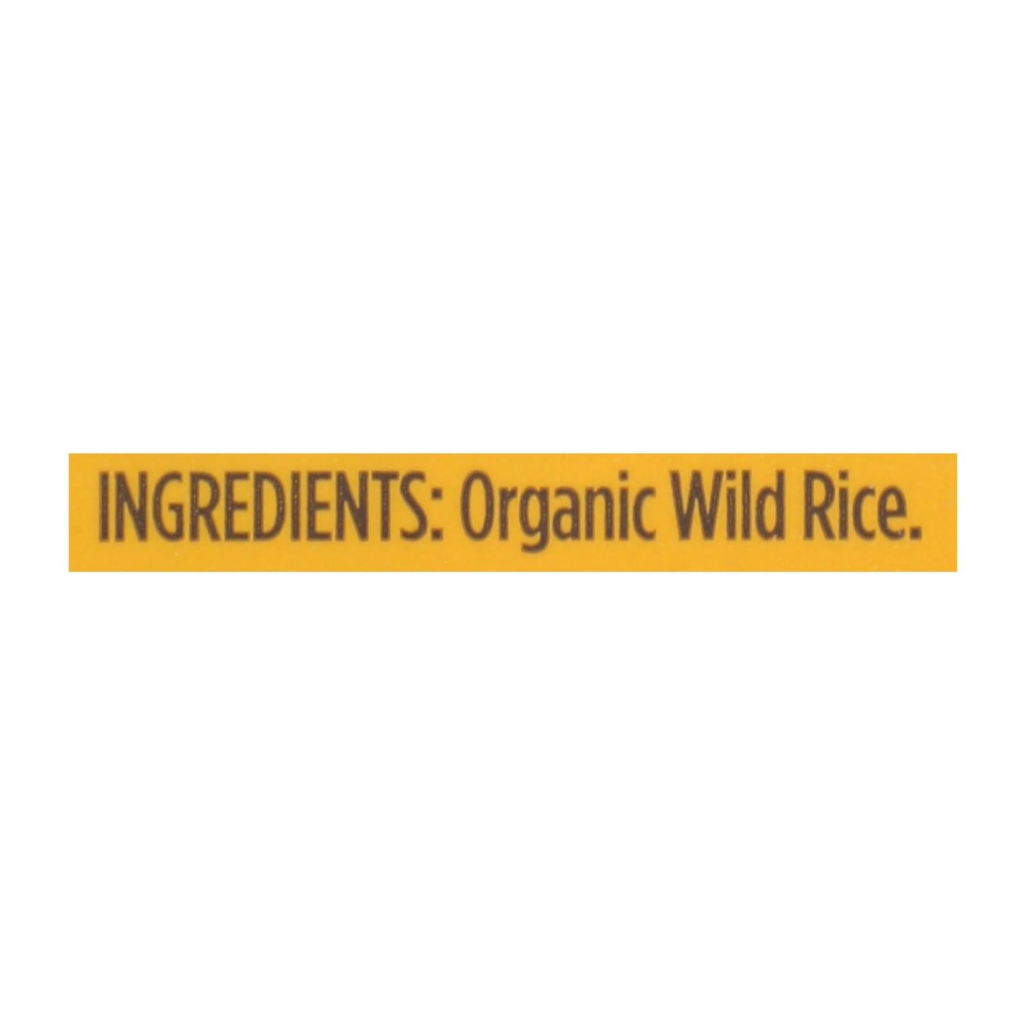 Lundberg Family Farms Organic Wild Rice - Case Of 6 - 8 Oz.