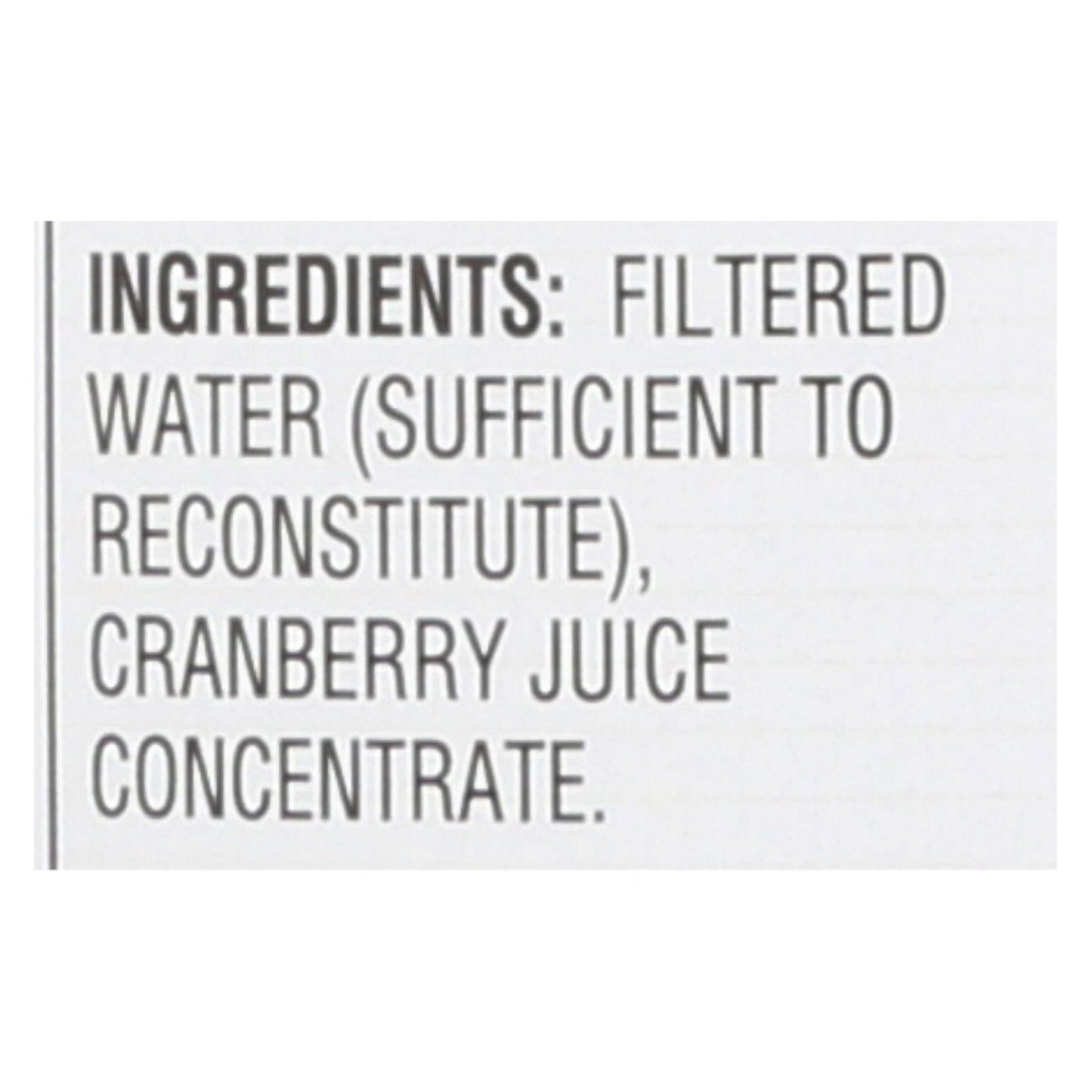 R.W. Knudsen - Juice - Just Cranberry - Case of 6 - 32 fl oz