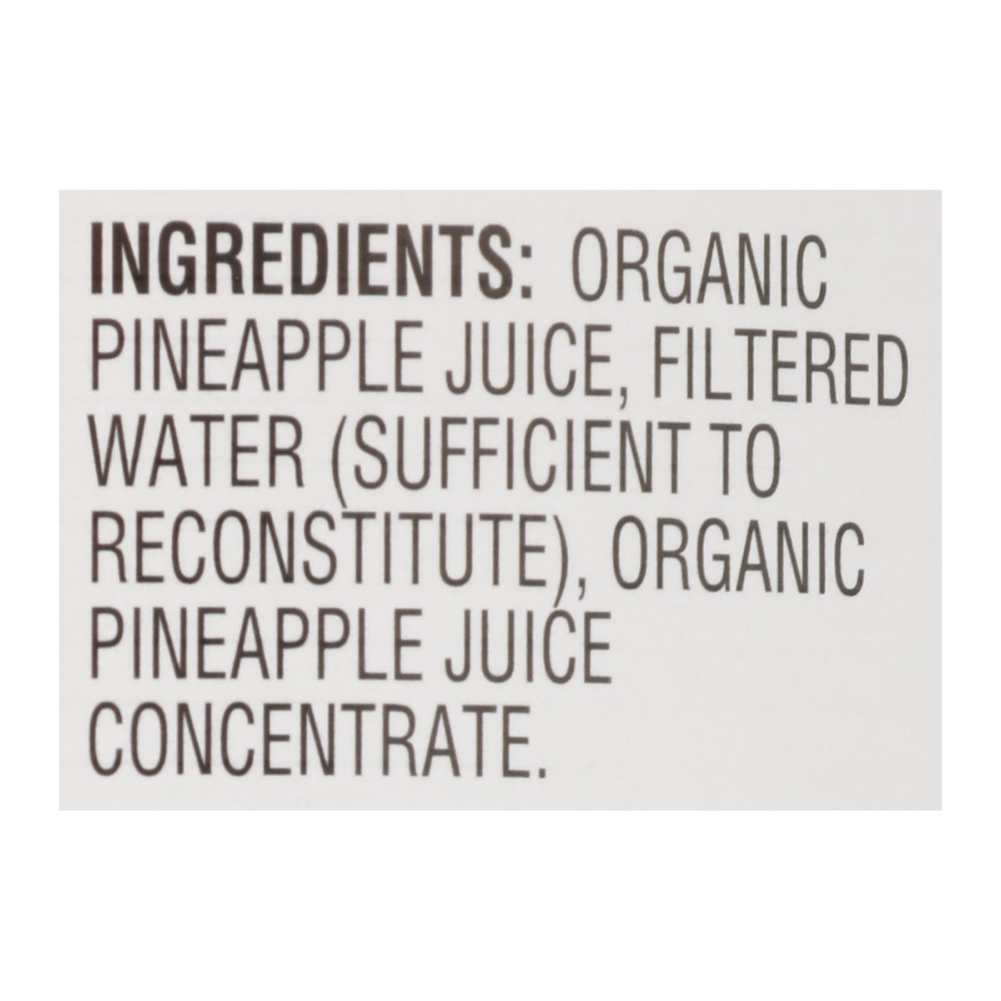 R.W. Knudsen Organic Pineapple Juice, 32 fl oz, Pack of 6