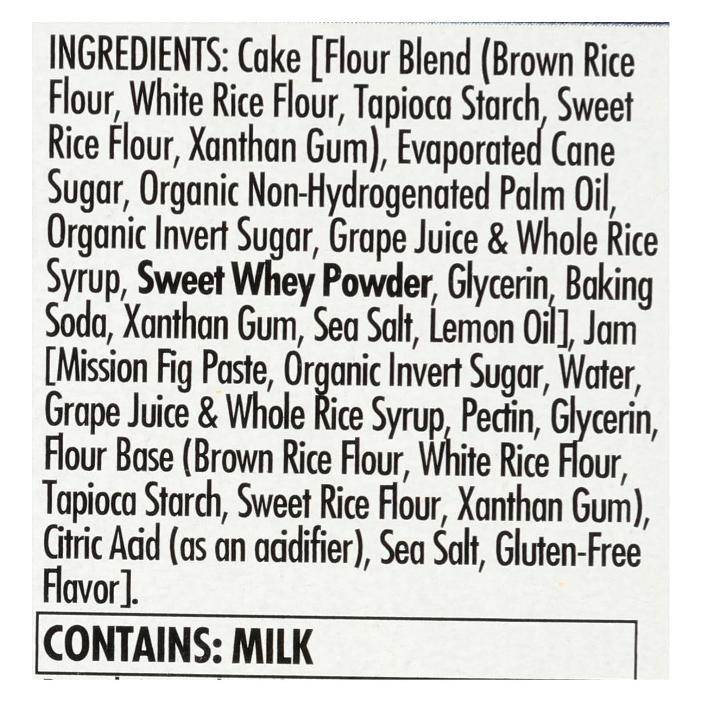 Pamela's Gluten-Free Mission Fig Bars, 8-Pack, 5.64 Oz