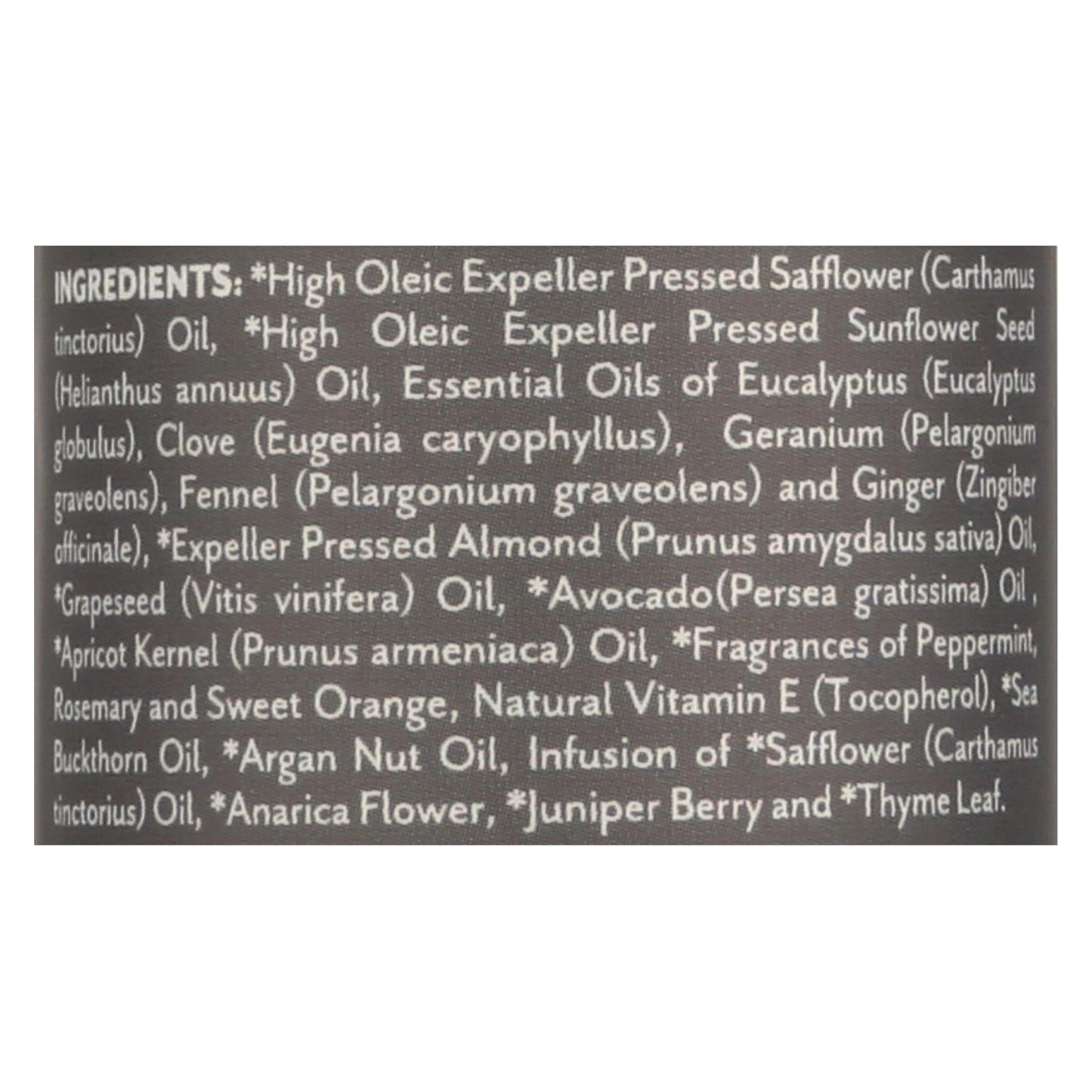 Peppermint Rosemary Muscle Comfort Oil, Organic 4 Oz