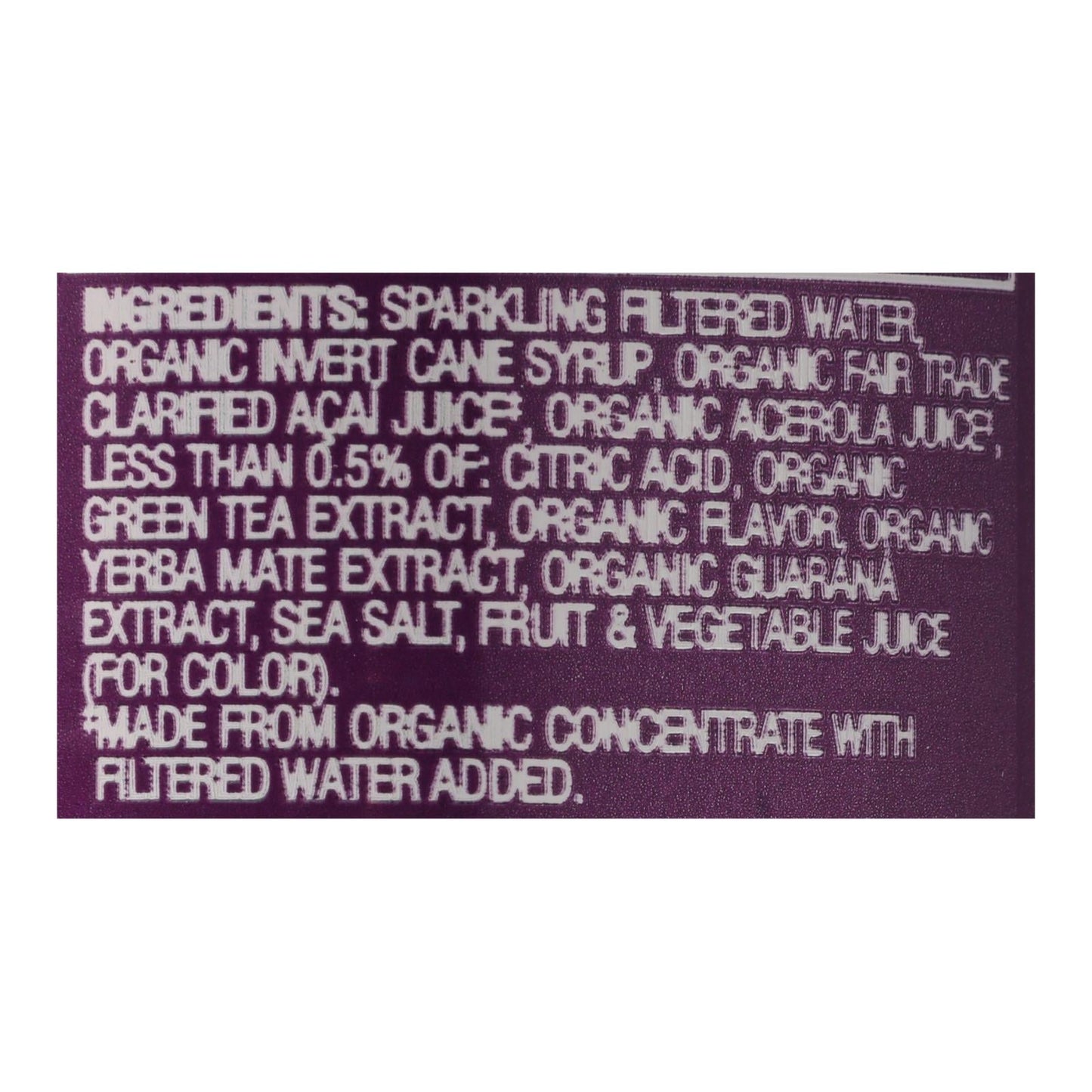 Sambazon Organic Amazon Energy Drink, Original, 12 Pack