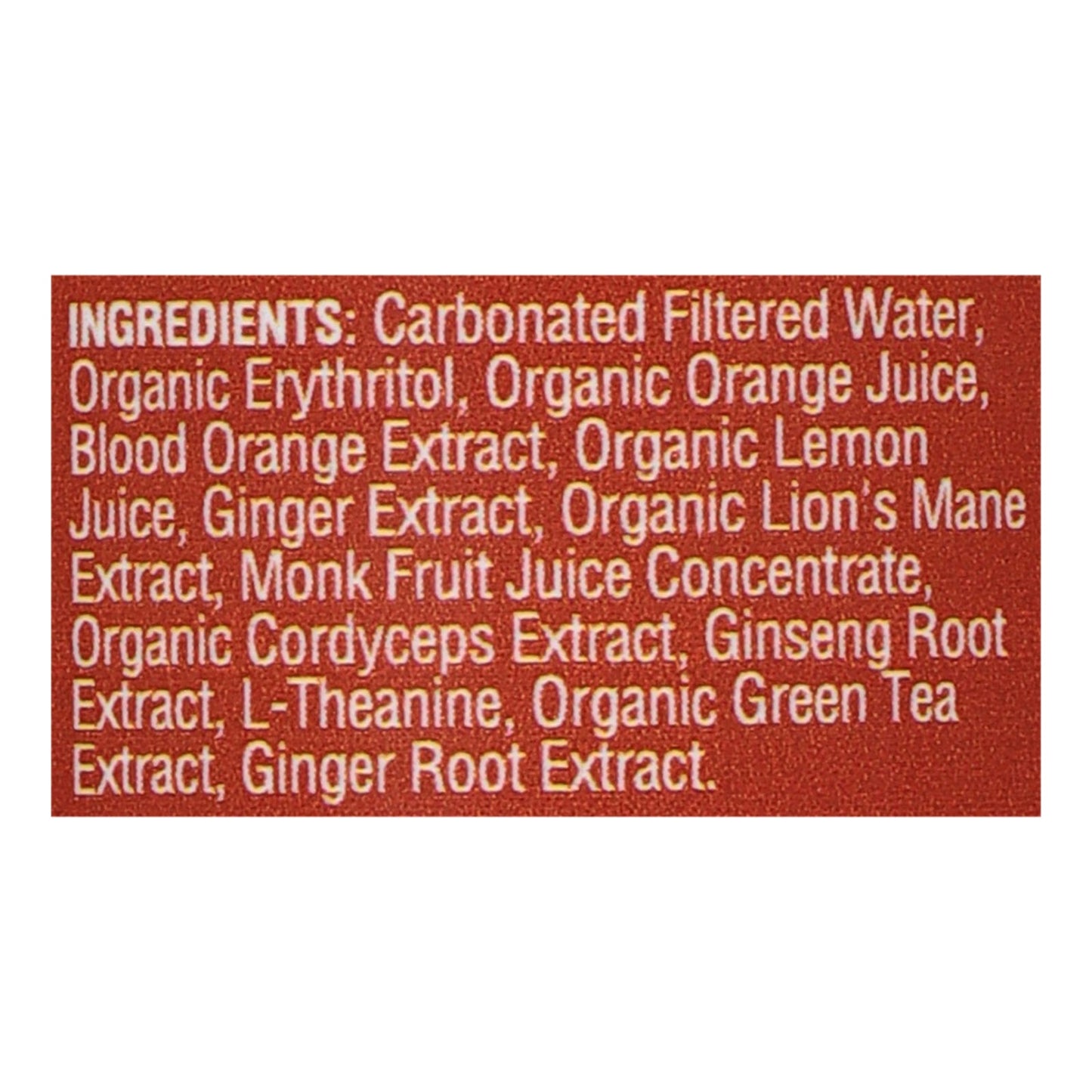 Odyssey - Sparkling Energy Orange Ginger - Case of 12-12 FZ