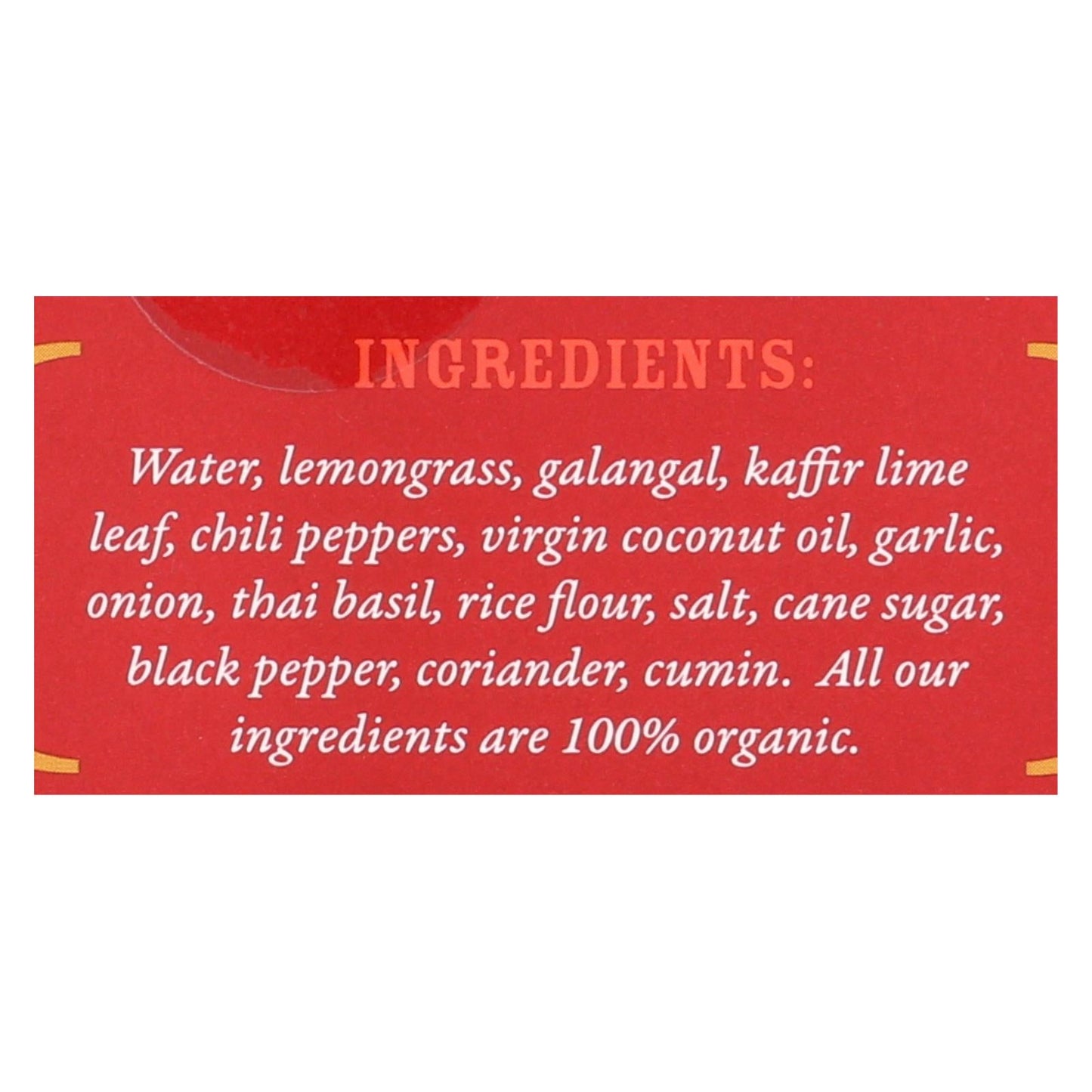 Mike's Red Thai Organic Curry Paste, Case of 6, 2.8 Oz