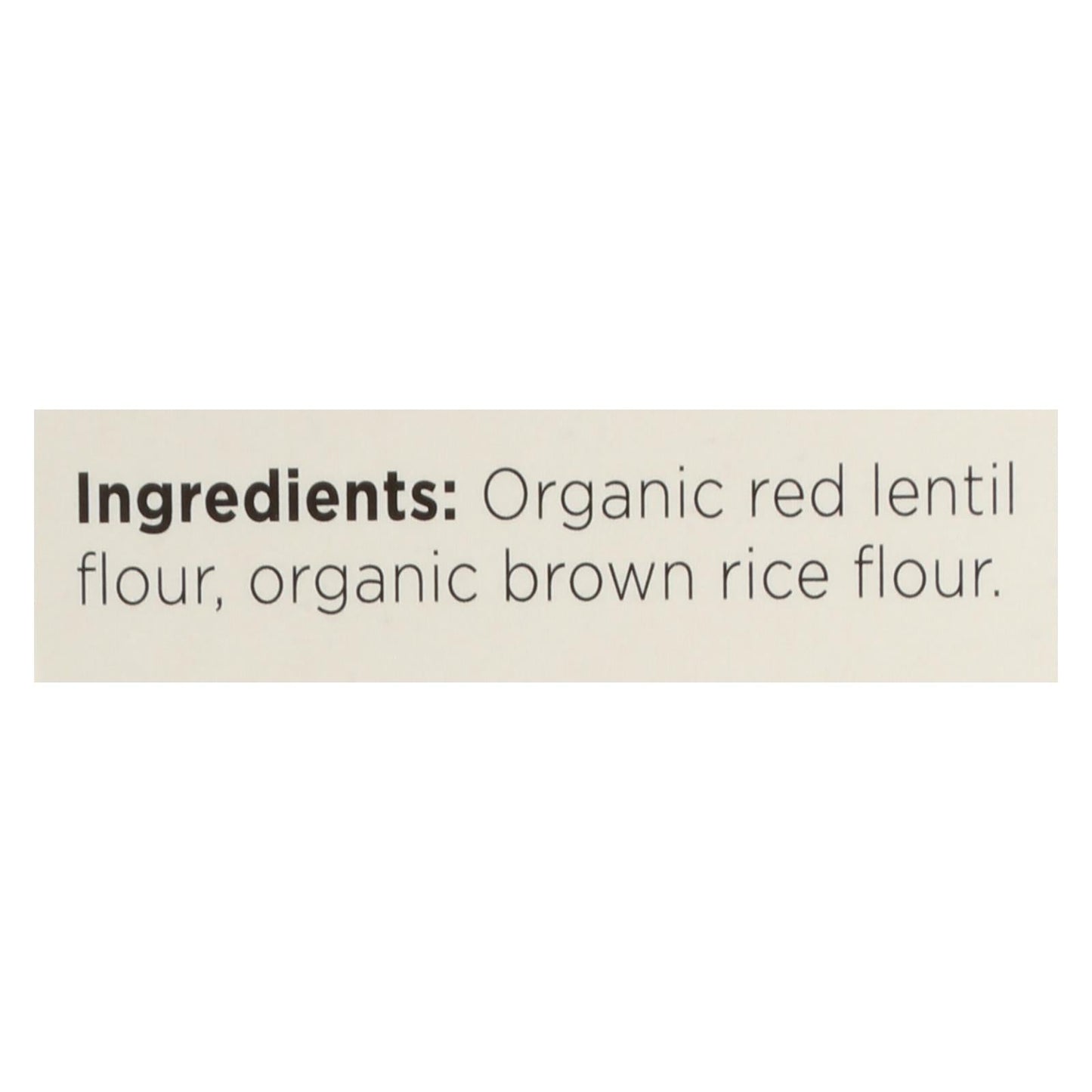 Organic Red Lentil Penne - Case of 6 - 8 Oz