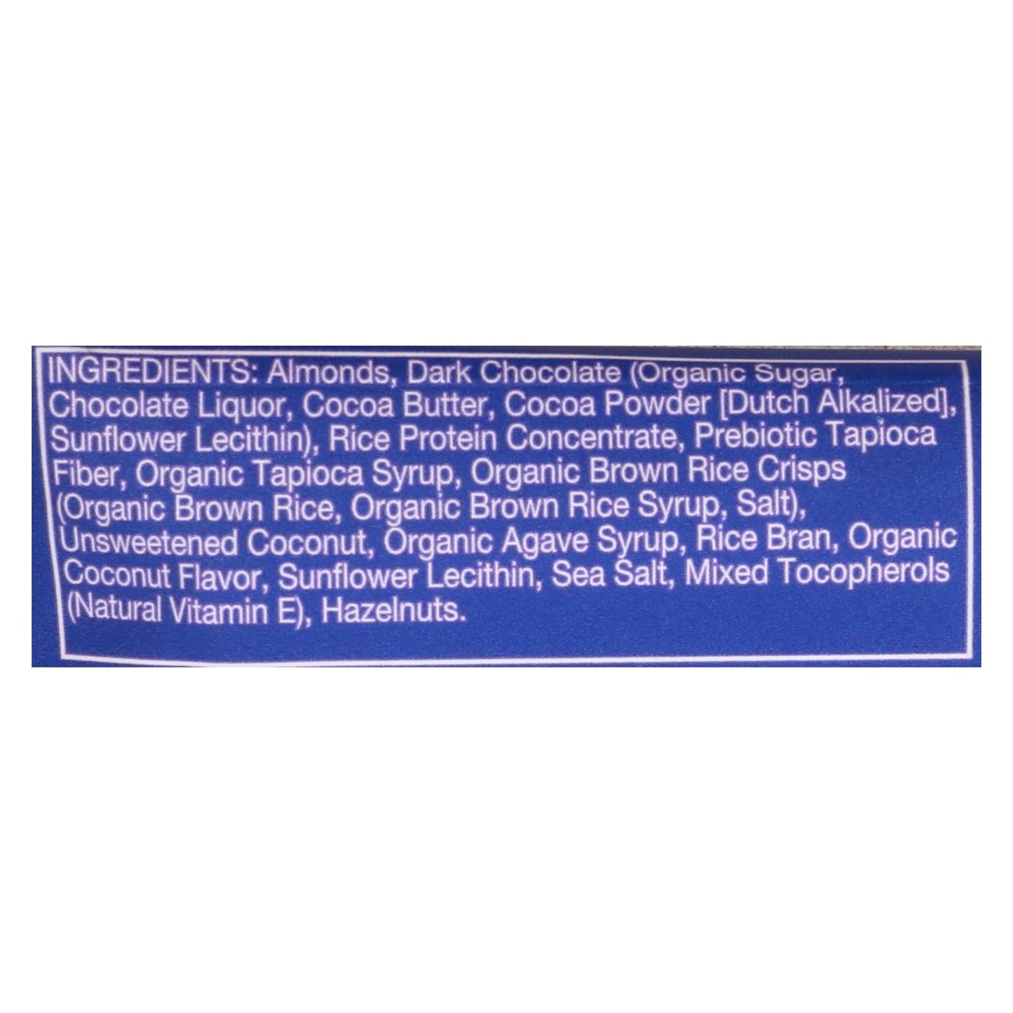 Zing Dark Chocolate Coconut Bars, 1.76 oz, Box of 12