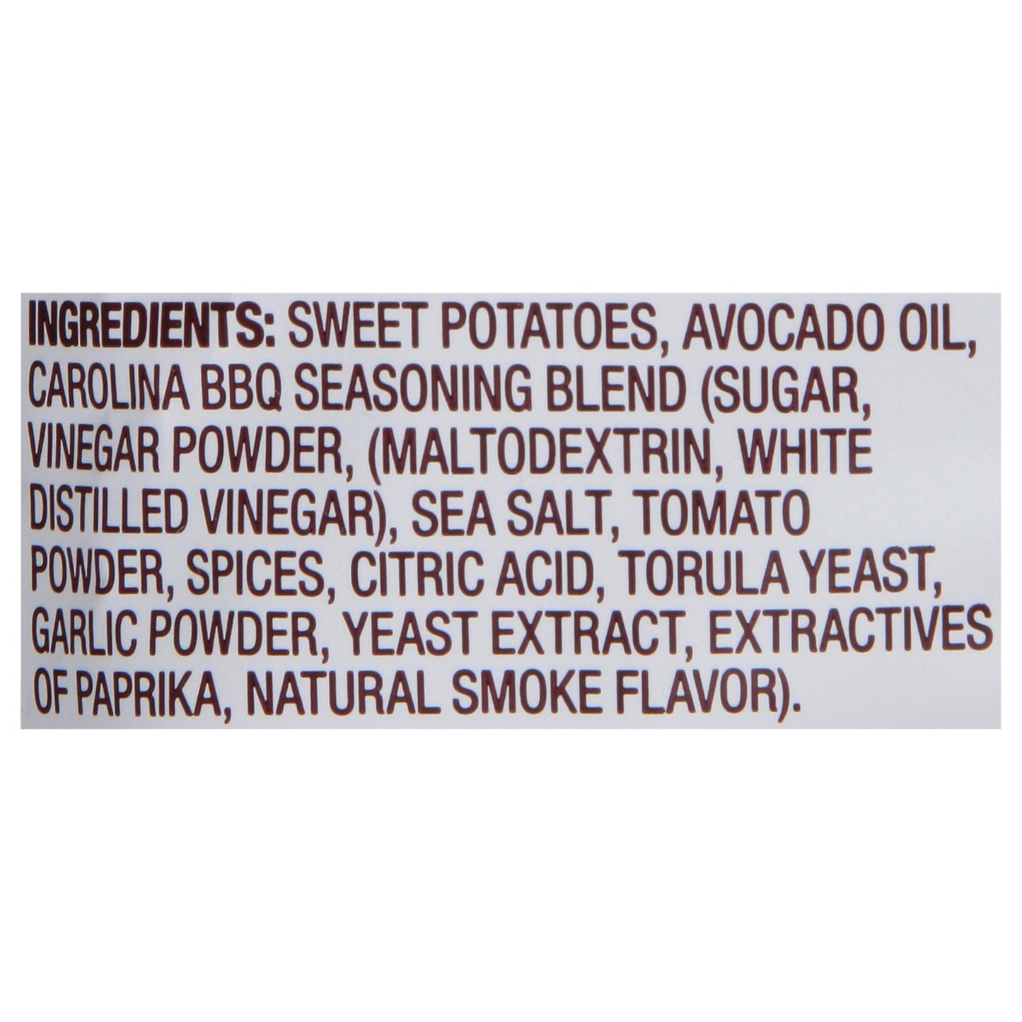 Jacksons - Swt Pot Chip Carolina Bbq - CS of 12-5 OZ