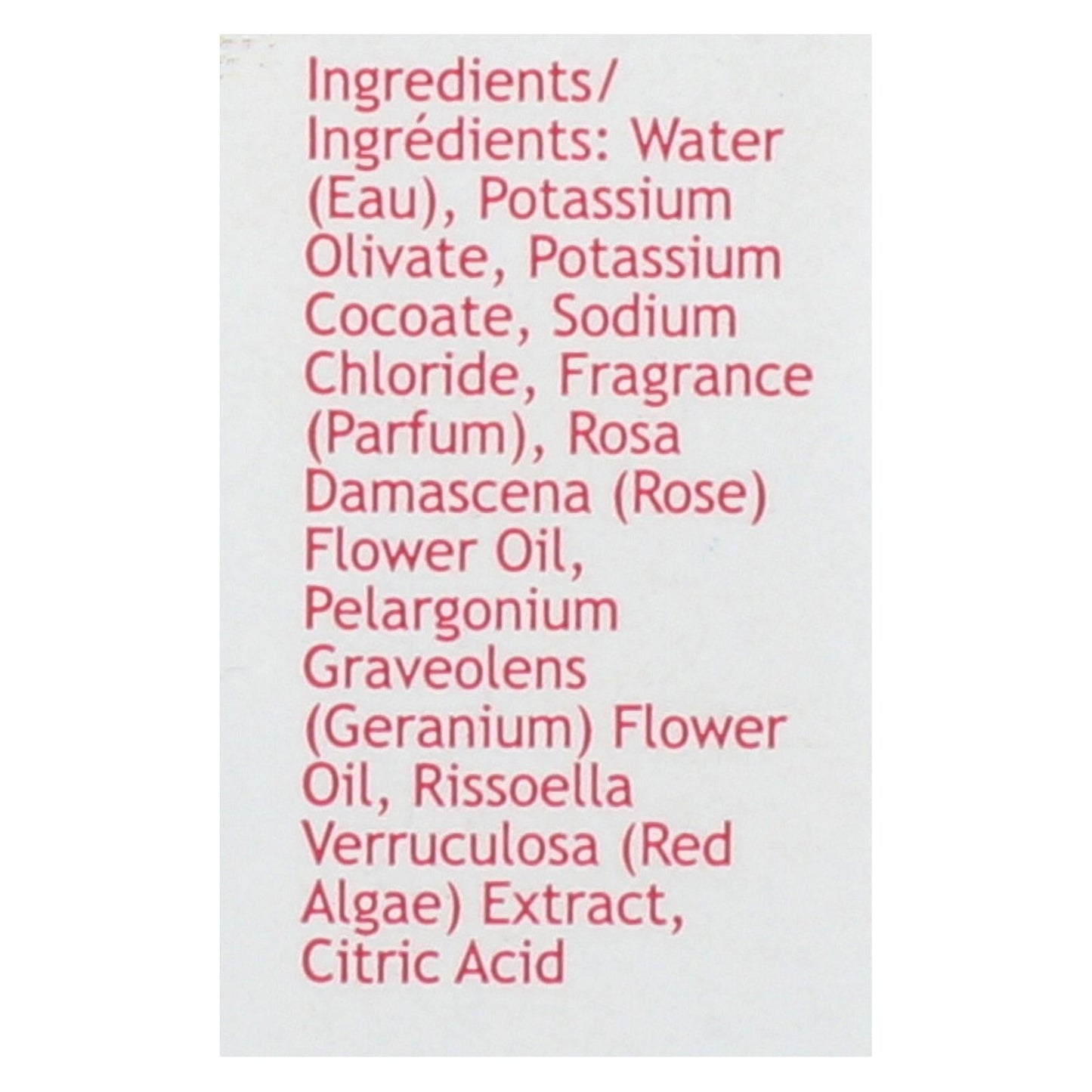 South of France Climbing Wild Rose Hand Wash 8oz