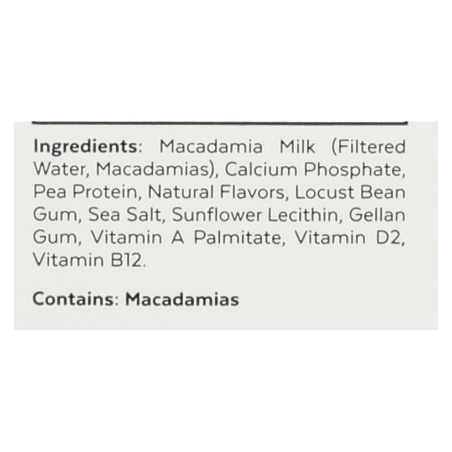 Milkadamia Unsweetened Vanilla Macadamia Milk, 6-Pack