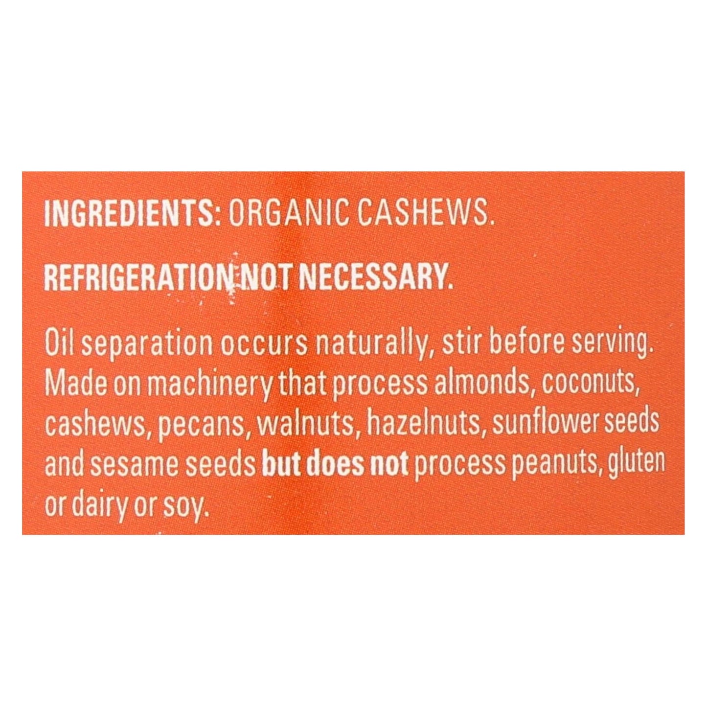 Artisana Nut Butter - Raw Cashew - Case of 6 - 14 oz.