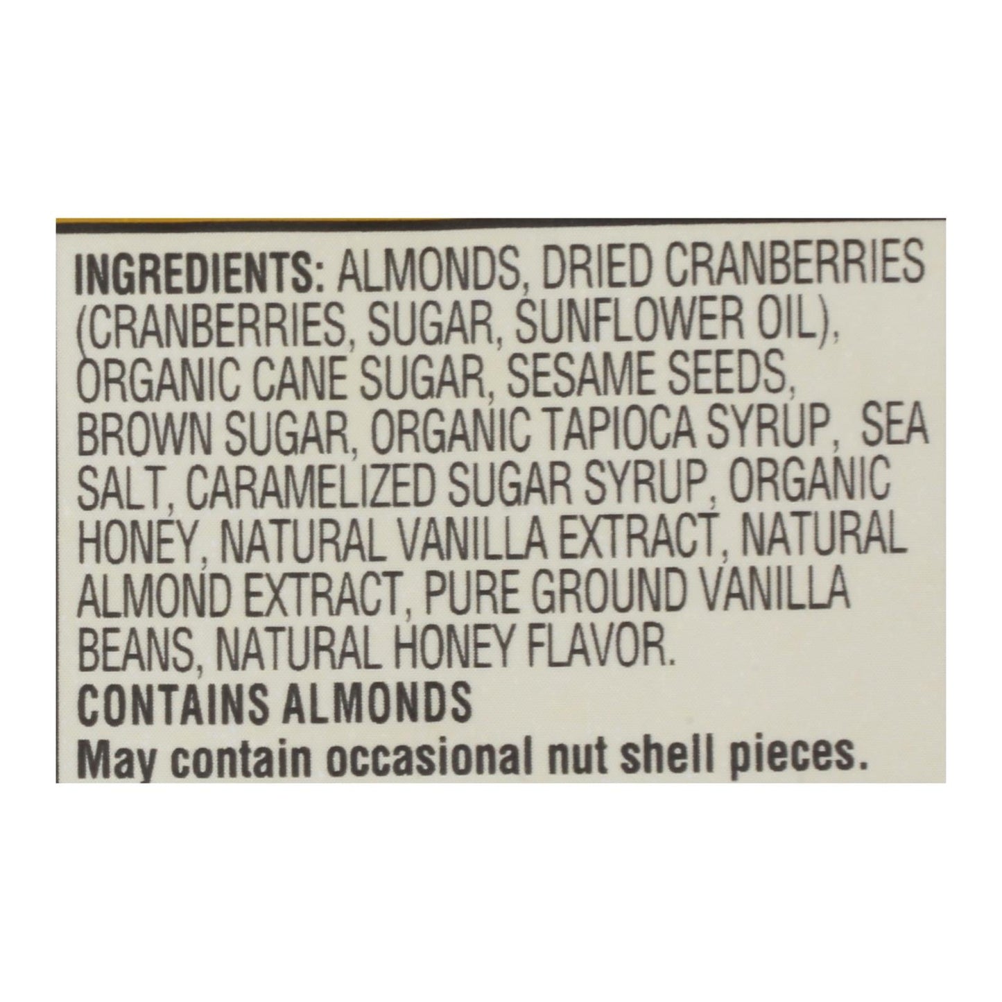 Sahale Almonds with Cranberries & Honey, 1.5oz, Case of 9
