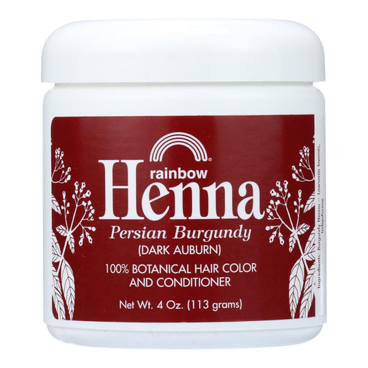 Rainbow Henna Hair Color & Conditioner - Persian Burgundy 4 Oz