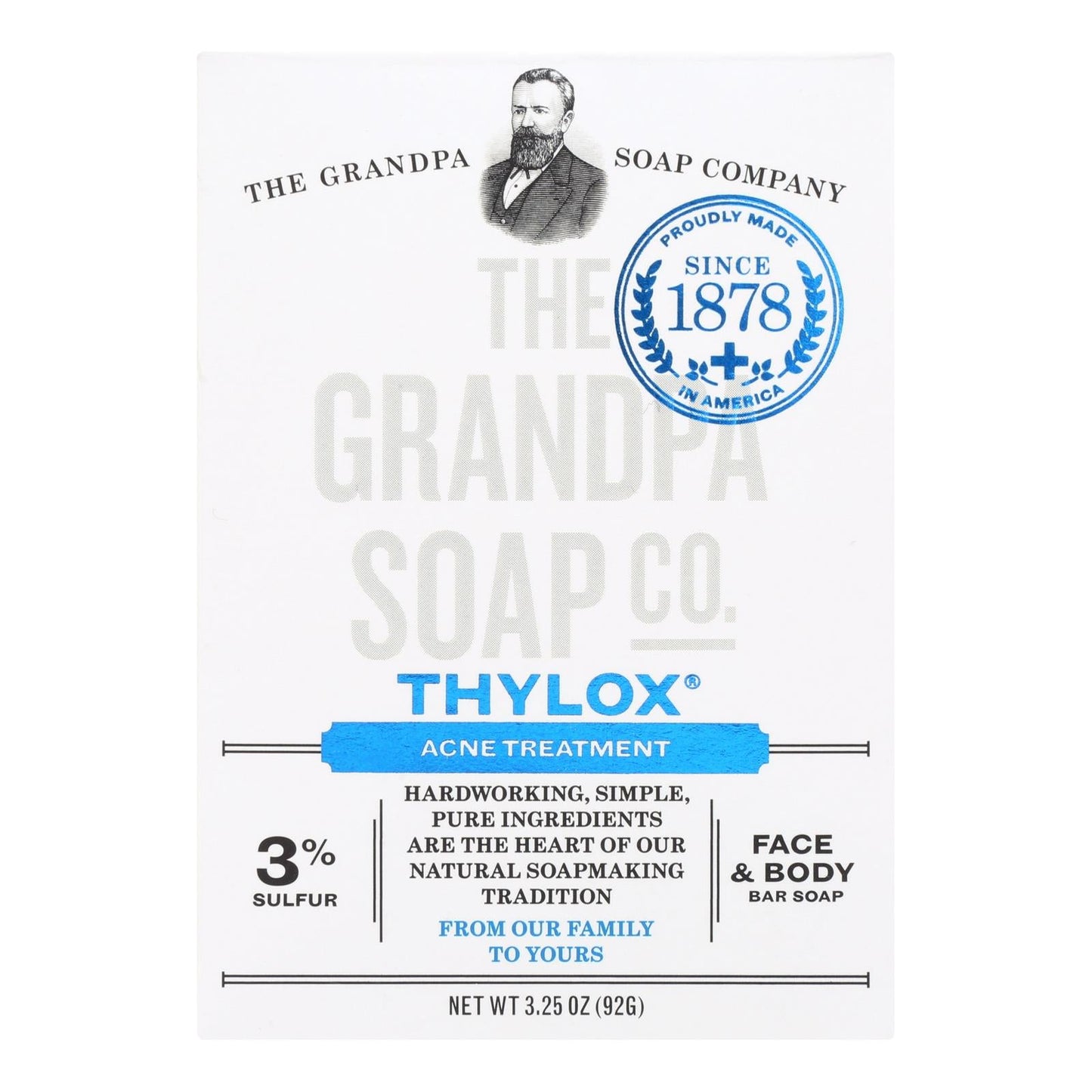 Grandpa's Thylox Sulfur Acne Soap - 3.25 Oz
