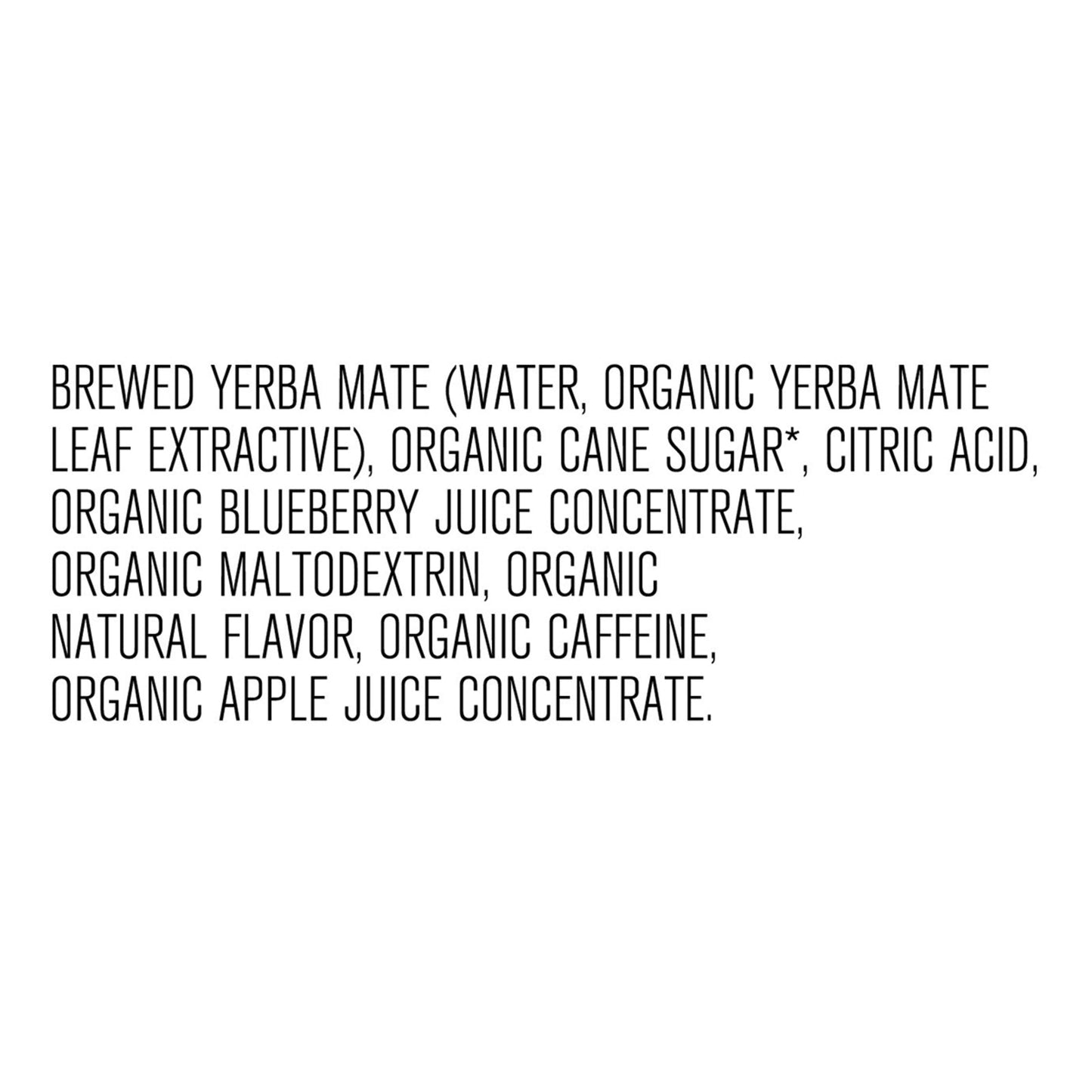 Yachak - Yerba Mate Berry Blue - Case of 12-16 FZ