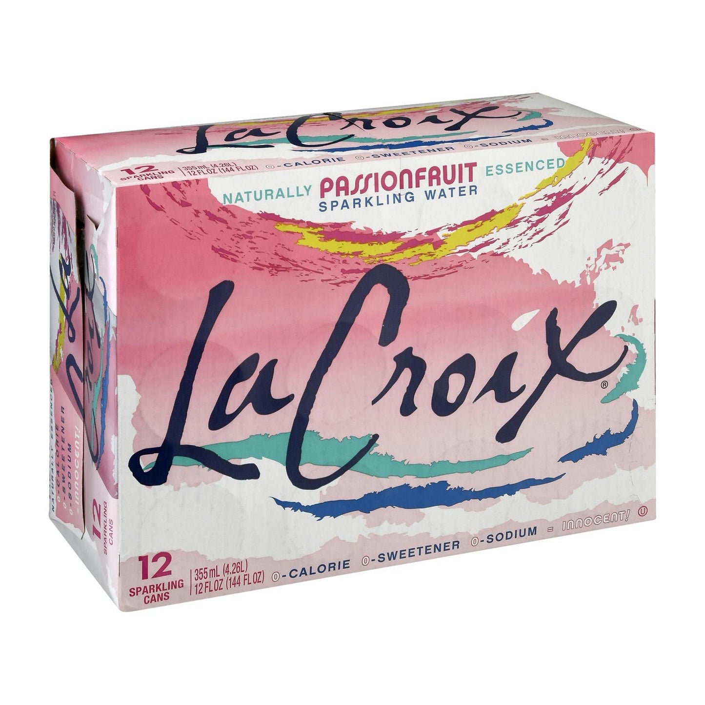 Lacroix Passionfruit Sparkling Water, 2 Cases, 12/12 fl oz