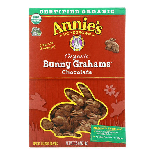 Annie's Chocolate Bunny Grahams - 12 Pack, 7.5 Oz