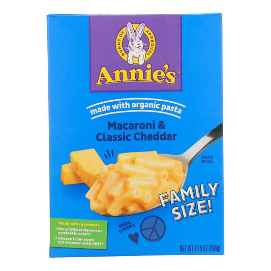 Annie's Family Size Mac & Cheese Case, 6 Pack, 10.5 oz