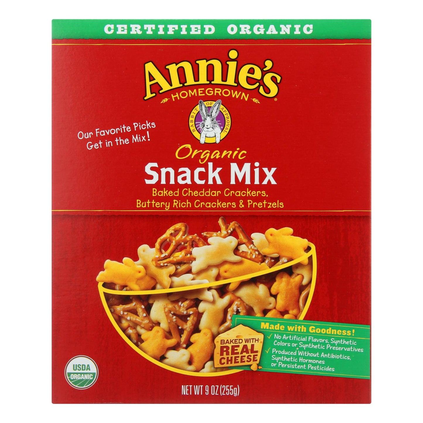 Annie's Organic Snack Mix Bunnies - 12 Pack, 9 oz