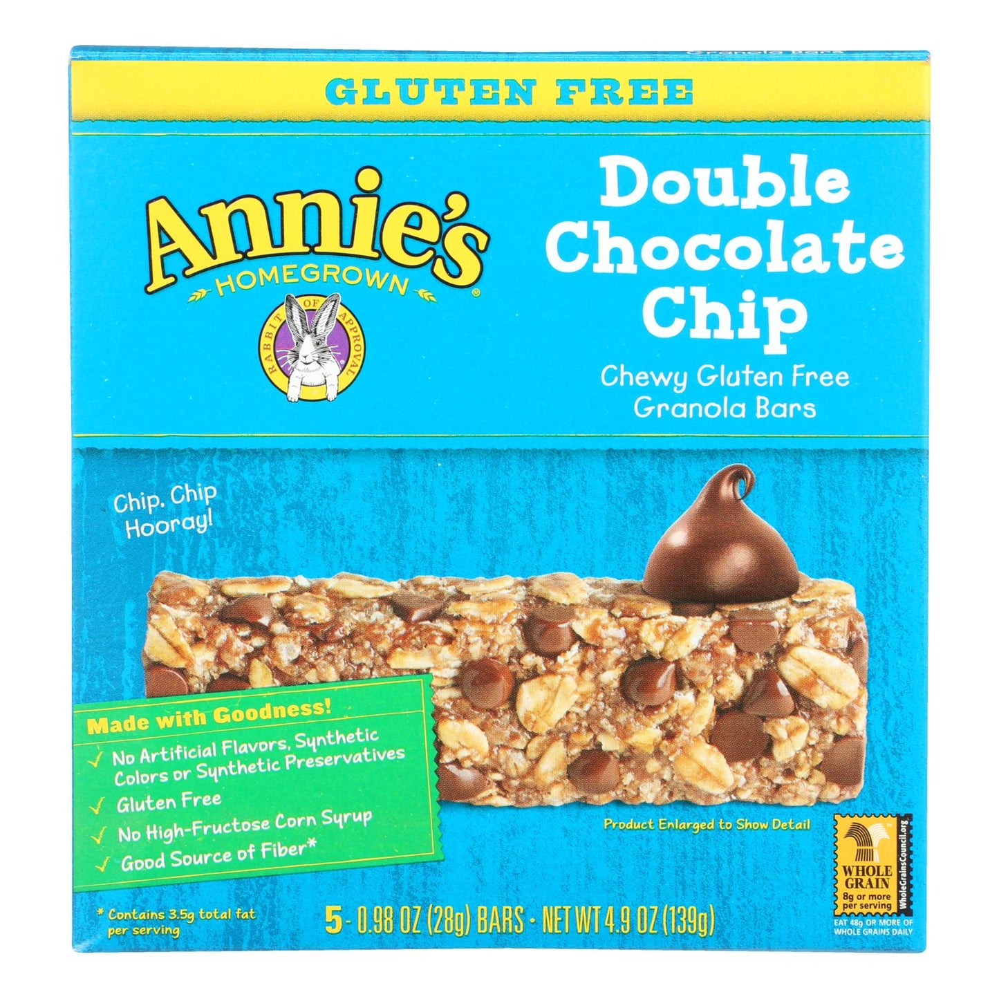 Annie's Gluten-Free Double Chocolate Granola Bars, 12-Pack