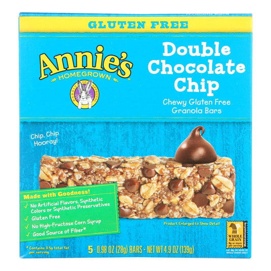 Annie's Gluten-Free Double Chocolate Granola Bars, 12-Pack