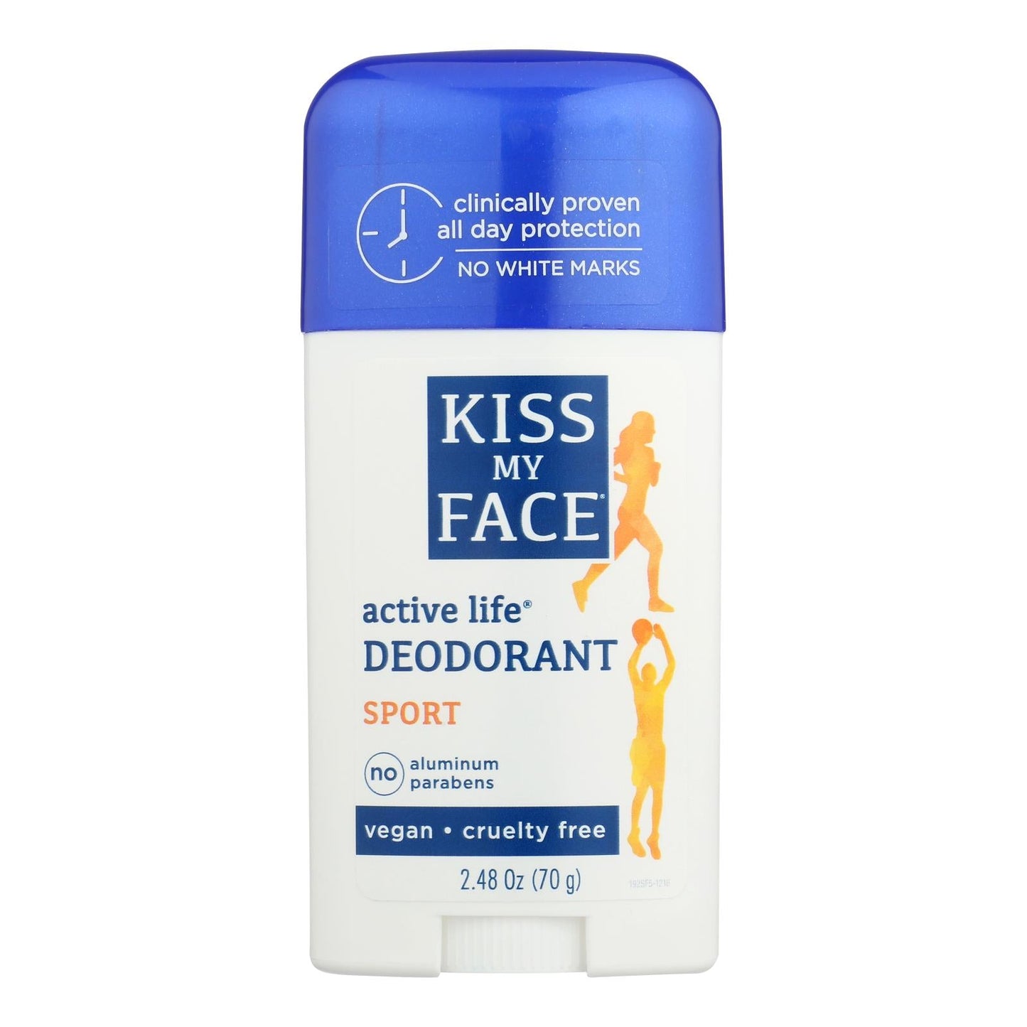 Kiss My Face Active Sport Deodorant Aluminum Free 2.48 oz