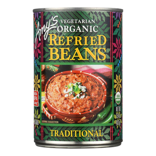 Amy's Organic Refried Beans - 12 Pack, 15.4 Oz Each
