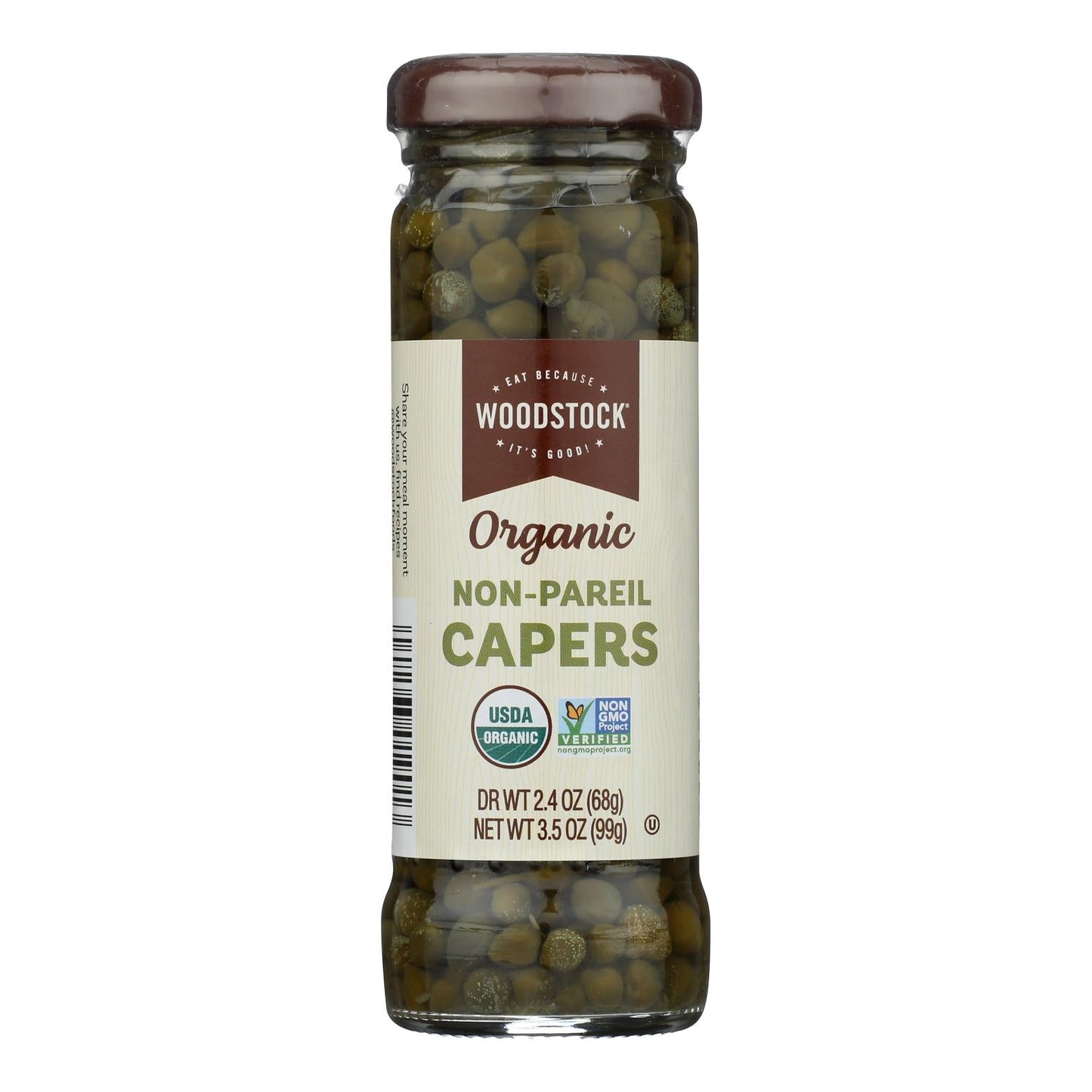 Woodstock - Capers Og2 Non-pareil - CS of 12-3.5 OZ