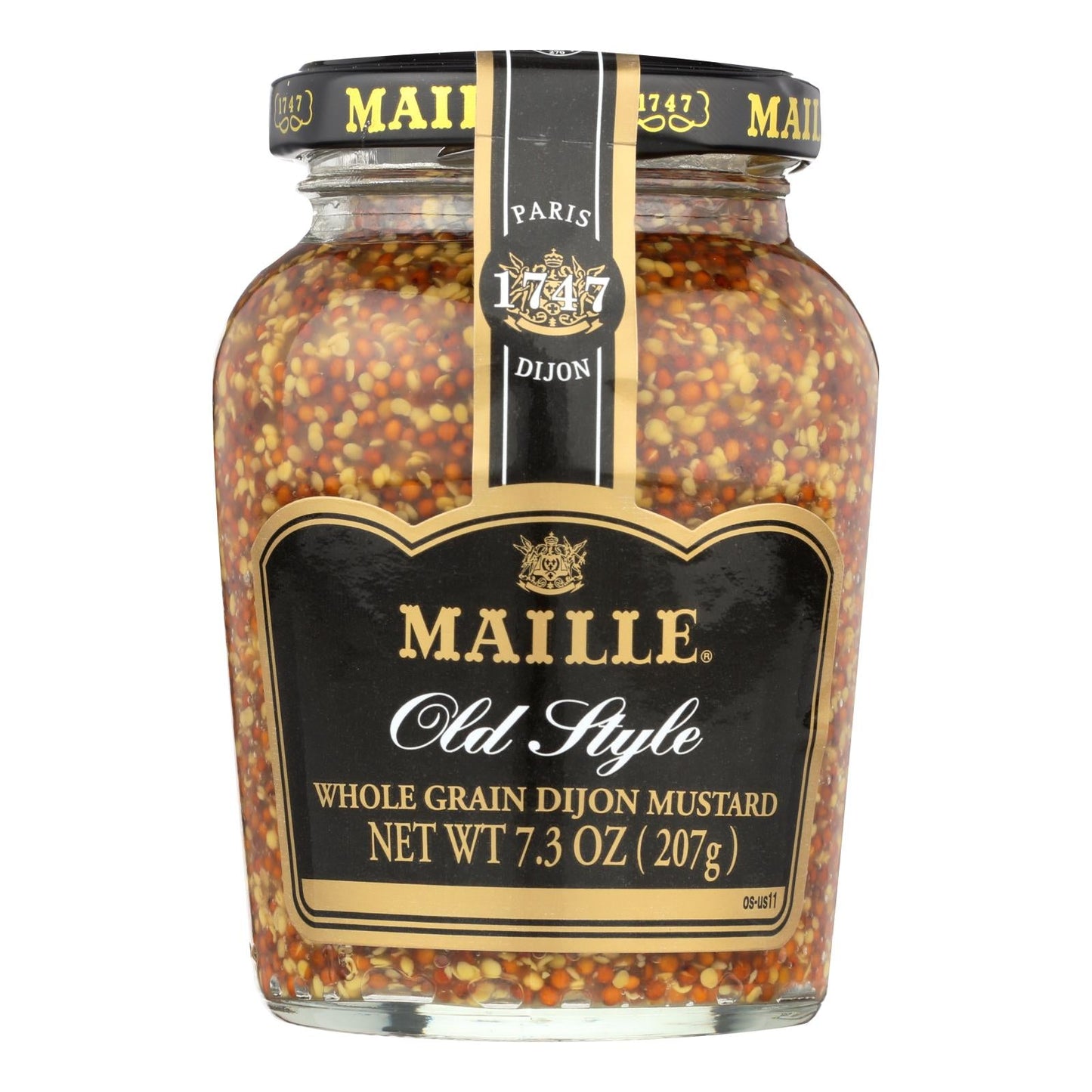Maille Whole Grain Dijon Mustard, 6 Pack (7.3 Oz Each)