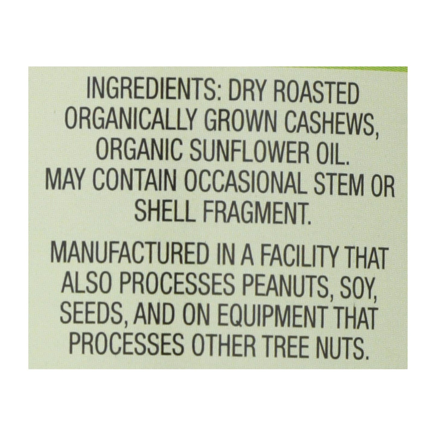 Once Again - Cashew Butter - Case Of 6-16 Oz