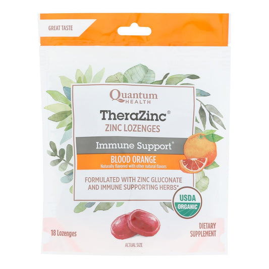 Thera Zinc Lozenges - Blood Orange - 18 Count