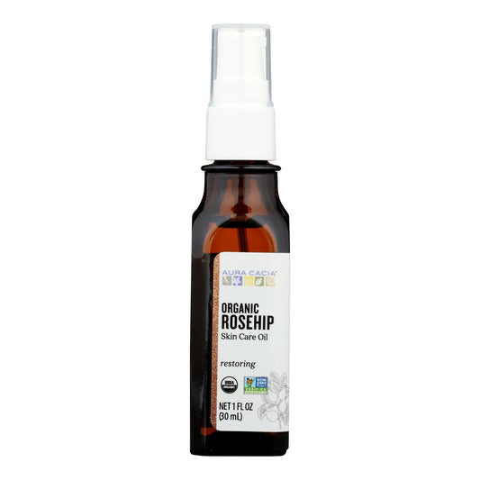 Aura Cacia Organic Rosehip Seed Skin Care Oil - 1 Fl Oz