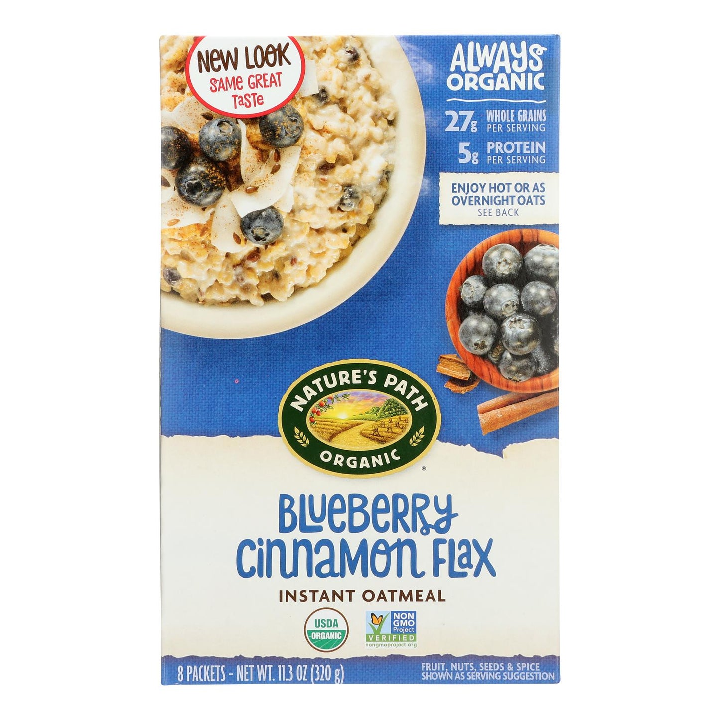 Nature's Path Organic Blueberry Cinnamon Flax Cereal, 6-pack