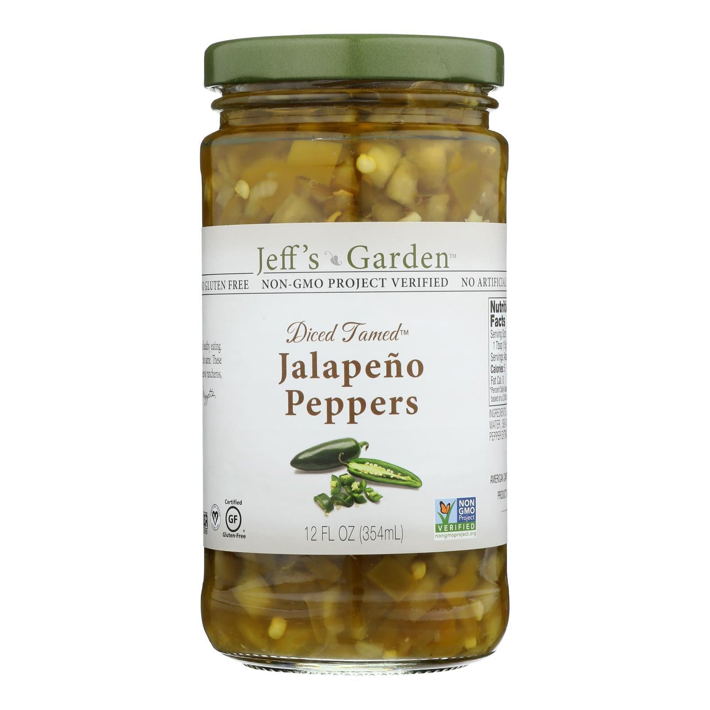 Jeff's Natural Jalapeno Peppers, 12 Fl Oz, Case of 6