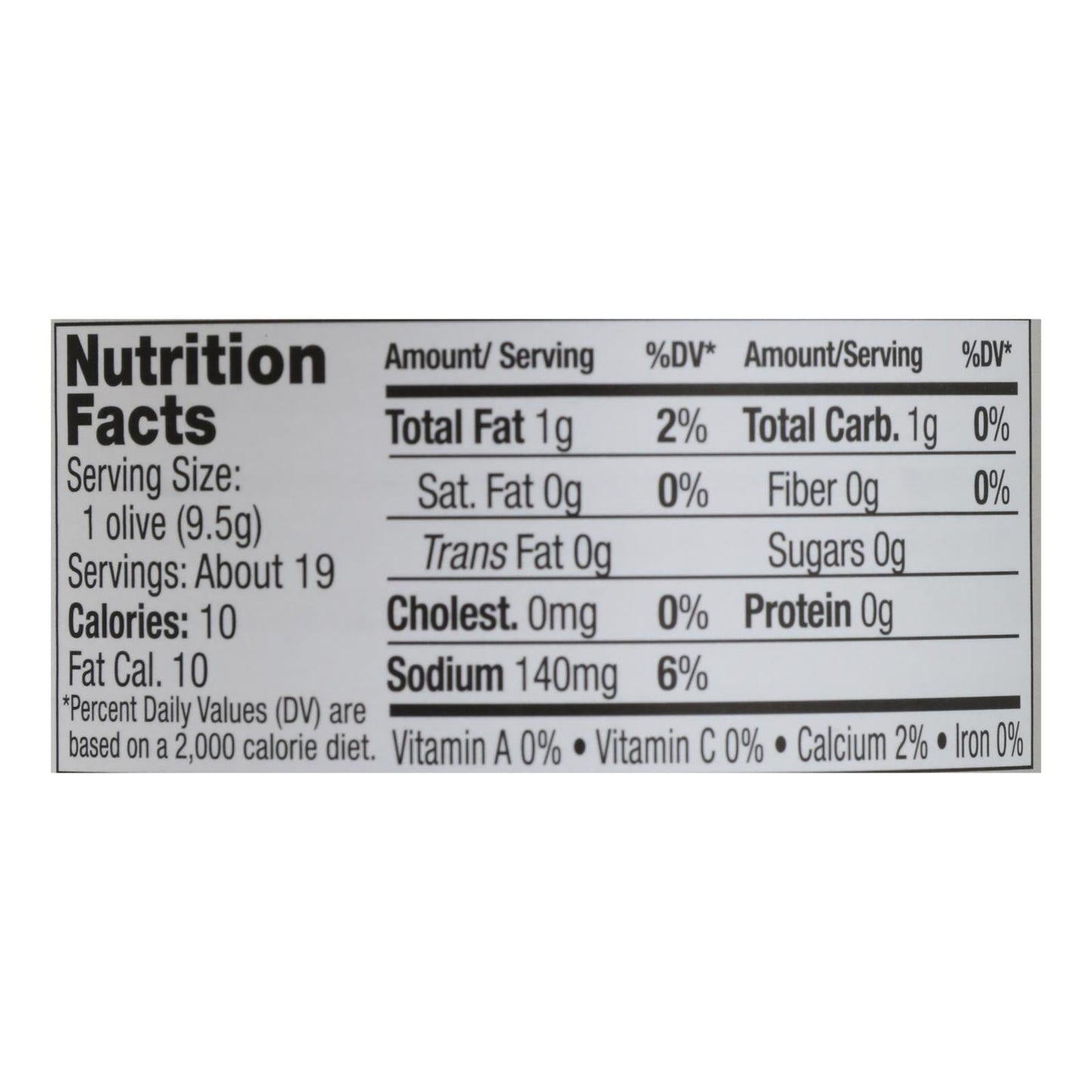 Jeff's Natural Garlic Stuffed Olives - 6 Pack, 7.5 Oz Each