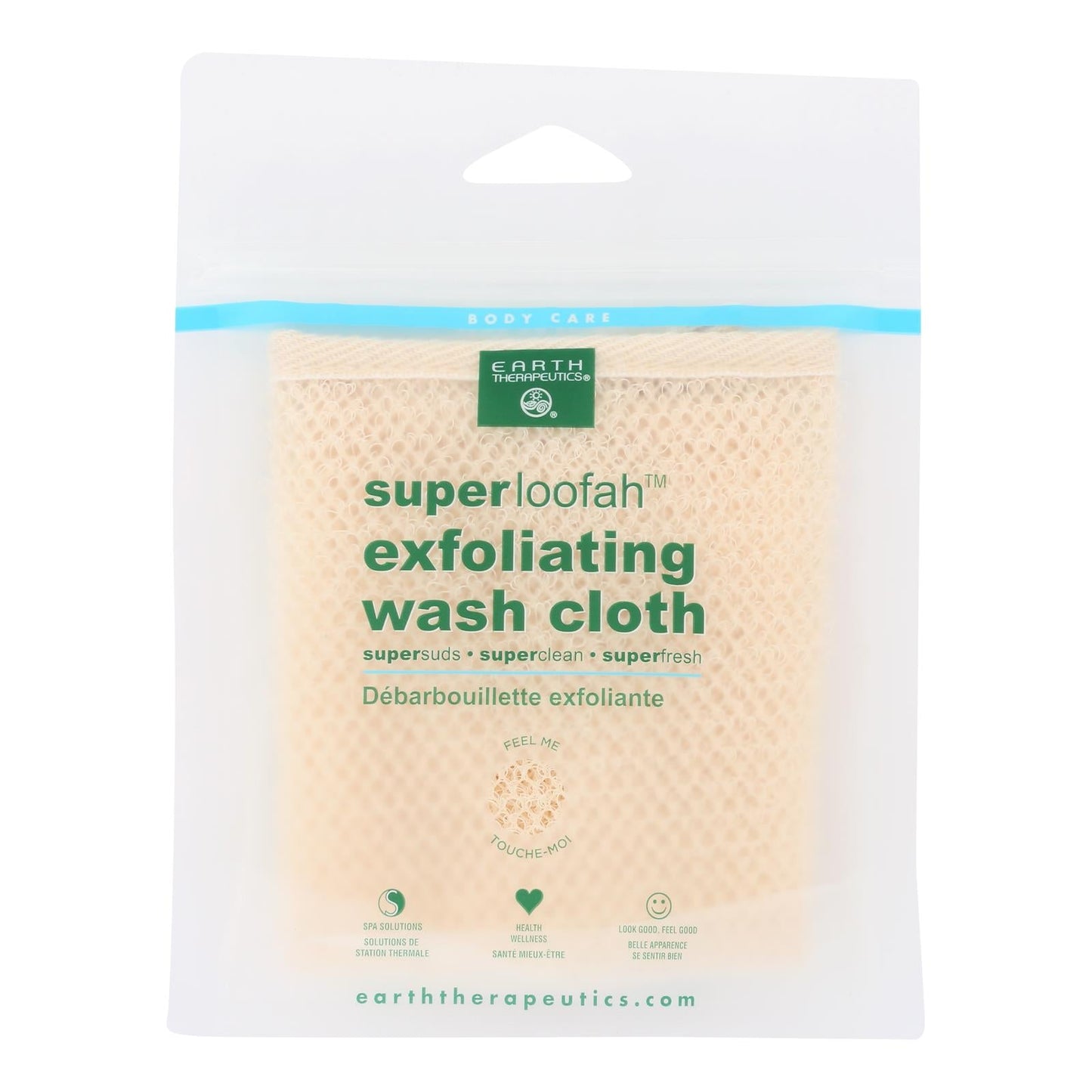 Earth Therapeutics Super Exfoliating Loofah Wash Cloth