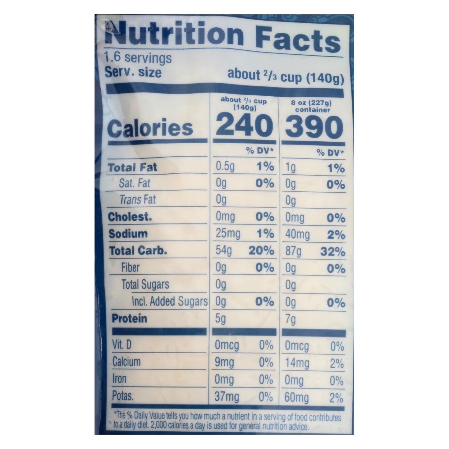 Lundberg Organic White Jasmine Rice, 6-Pack, 8 Oz Each