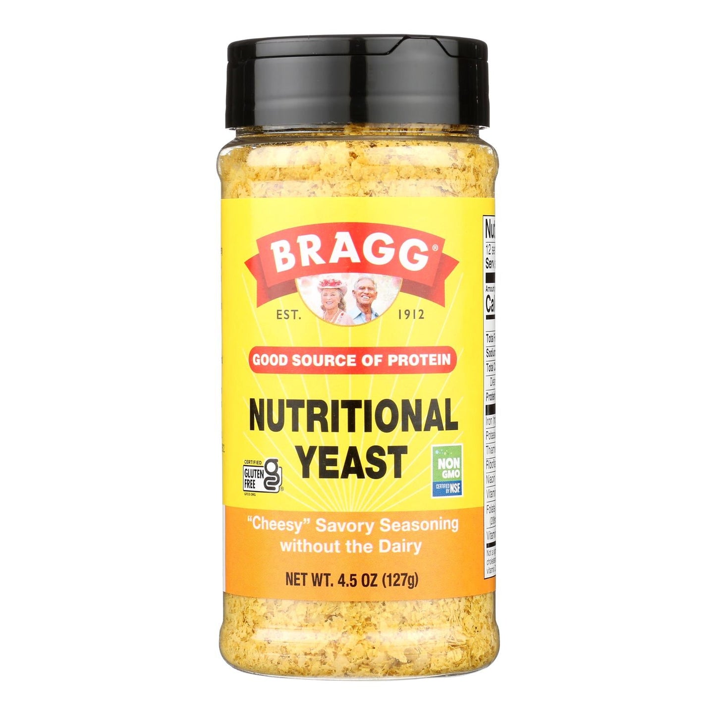 Bragg Nutritional Yeast Seasoning, 4.5 Oz, Case of 12