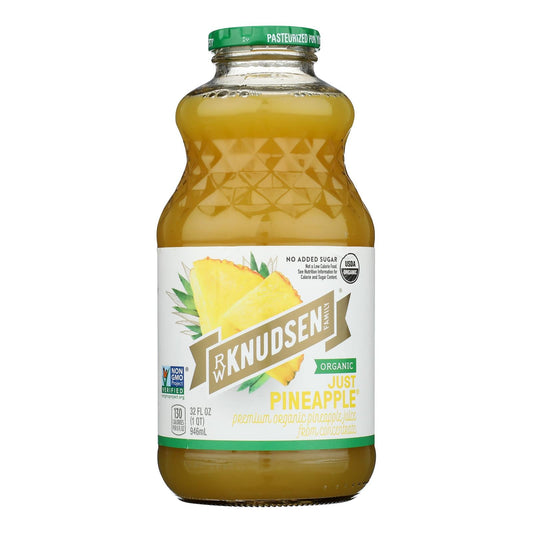 R.W. Knudsen Organic Pineapple Juice, 32 fl oz, Pack of 6