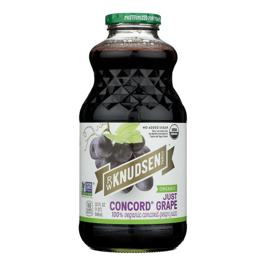 Rw Knudsen Organic Just Concord Juice  - Case of 6 - 32 FZ