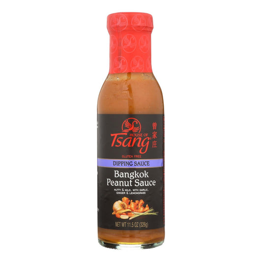 House Of Tsang Peanut Sauce, Bangkok Padang, 6 Pack, 11.5 oz