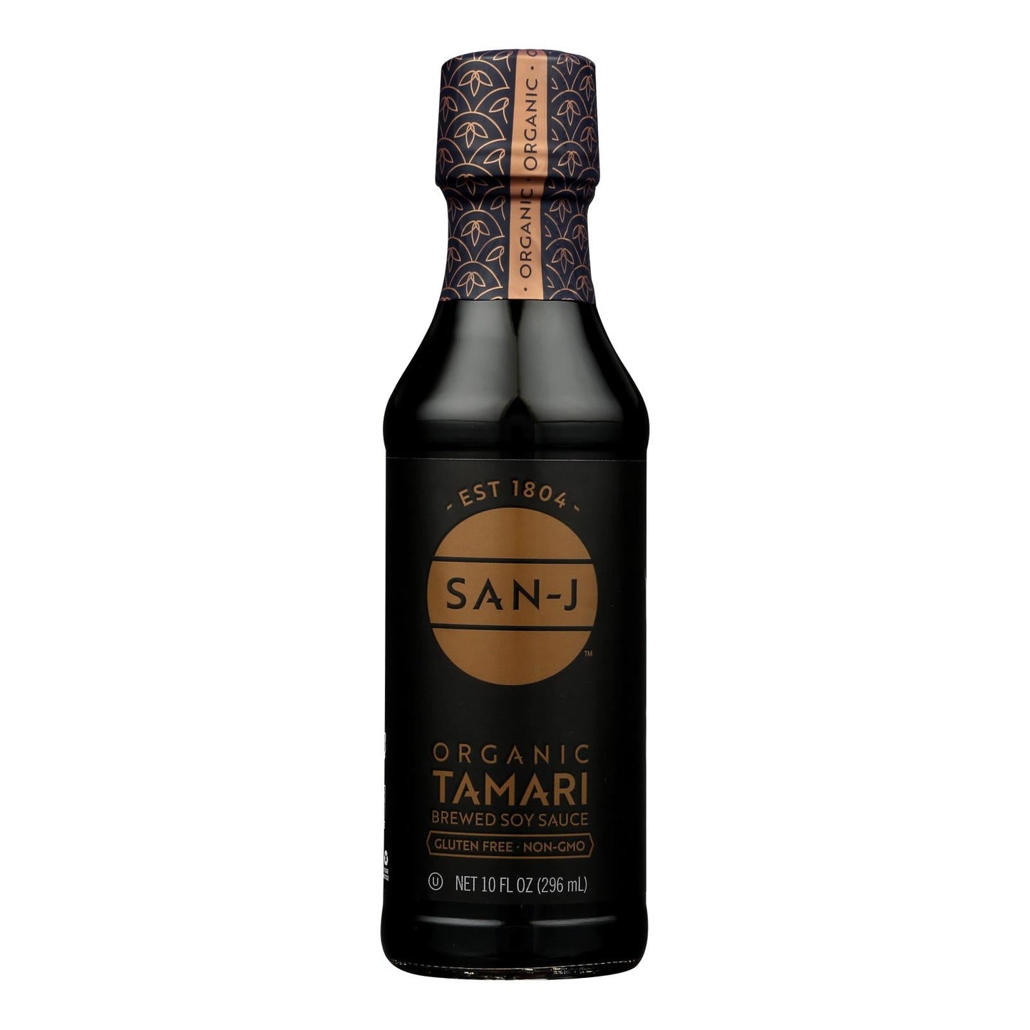 San - J Tamari Soy Sauce - Organic - Case Of 6 - 10 Fl Oz.