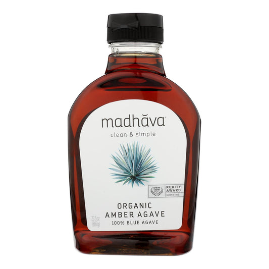 Madhava Organic Amber Agave Nectar, 6-Pack, 23.5 Oz.
