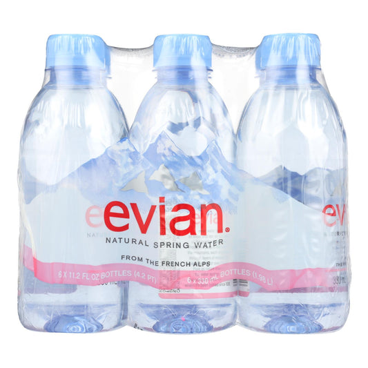 Evian Natural Spring Water - 4 Cases of 6/11.2 fl oz