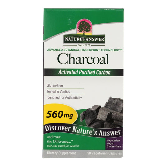 Nature's Answer Activated Charcoal - 90 Softgels