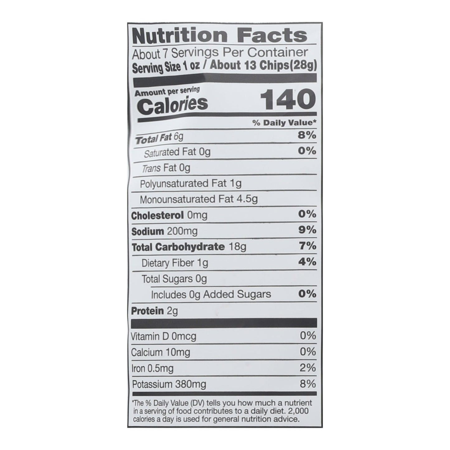 Kettle Brand - Potato Chips Ssalt Vngr - CS of 12-6.5 OZ