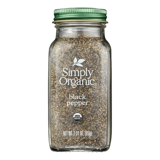 Simply Organic Medium Grind Black Pepper, 6 Pack, 2.31 oz