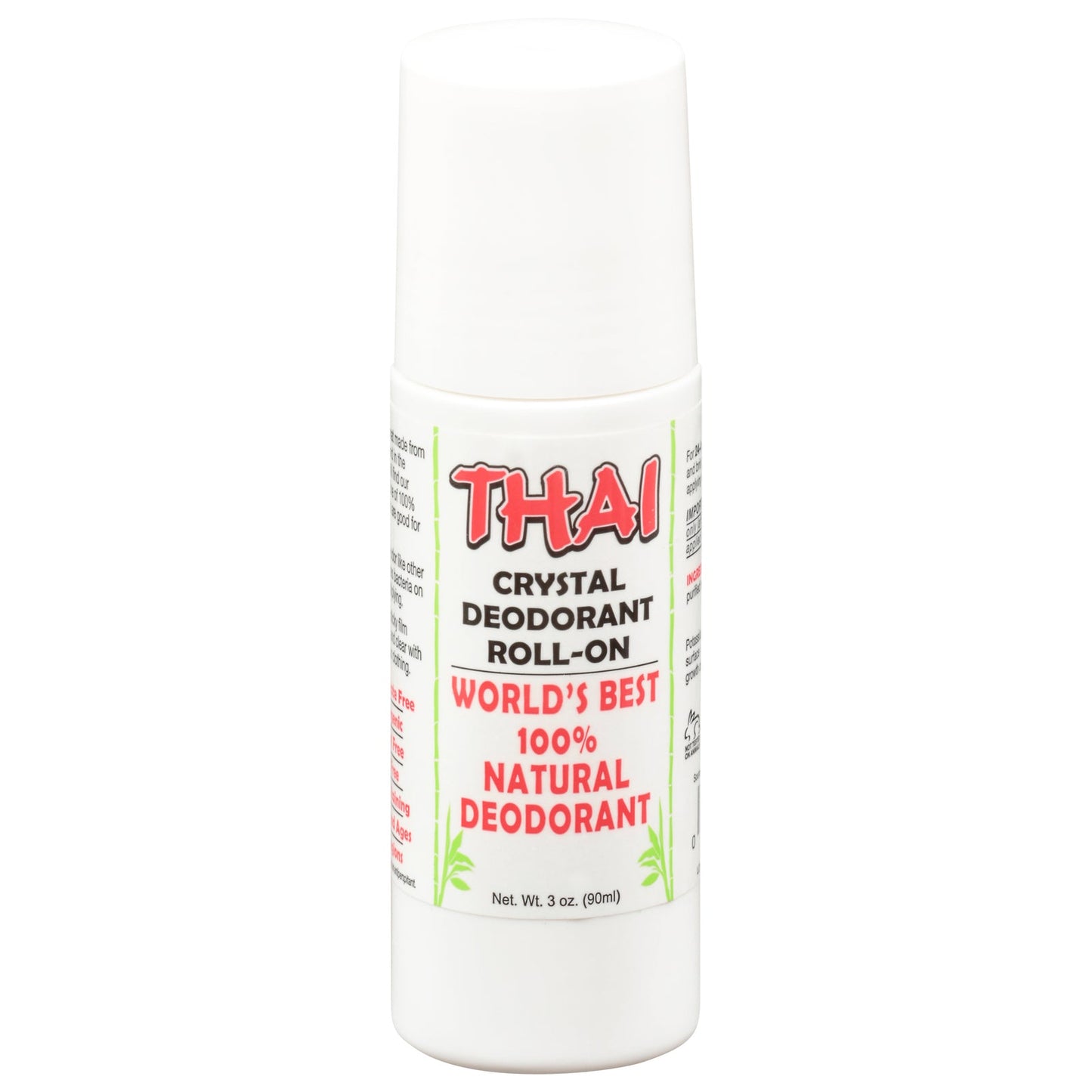 Thai Crystal Deodorant Mist Roll-on - 3 Oz