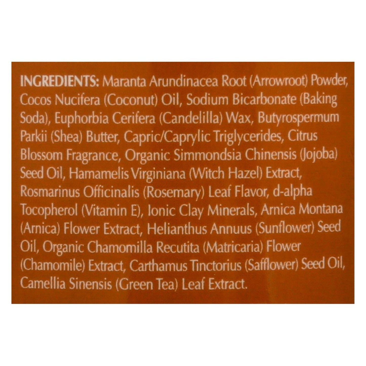 Adama Minerals Citrus Blossom Clay Deodorant - 2.5 Oz